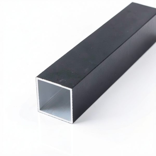 Aluminum Tube 2Pcs 3030T1.2 Black 39.37in L 1.2mm Wall Kwweeoo-1