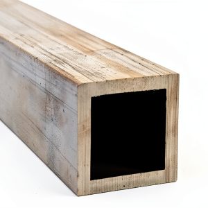 6063-T52 Aluminum Square Tubing by MSP Metals 0.75" Wall, 24" Cut-0
