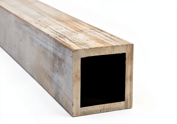 6063-T52 Aluminum Square Tubing by MSP Metals 0.75" Wall, 24" Cut-0