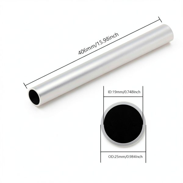 Aluminum Tube 25mm OD 1pcs 16in LZZOEAGH 6063 Round Tube-1