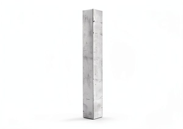6063-T52 Aluminum Square Tubing by MSP Metals 0.75" Wall, 24" Cut-6