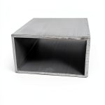 Aluminum Rectangle Tube 2" x 3" 1/8" Wall 36" 6061 T6 Silver Generic-0