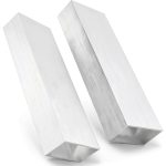 Zonon 2 Pcs 6063 Aluminum Tubing 2" x 4" 12" Length 0125in Thick-0