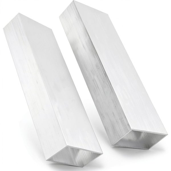 Zonon 2 Pcs 6063 Aluminum Tubing 2" x 4" 12" Length 0125in Thick-0