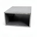 Generic 1/8"" Wall x 2"" x 3"" Aluminum Rectangle Tube x 60"" Length, 6061 Aluminum, 2"" x 3"" Tube, Silver, AL0.13X2X3TBX60-0
